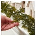 thumbnail image 4 of 72" Realistic Artificial Vinyl Cedar Pine Green for Home and Holiday Décor, 4 of 6