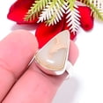 thumbnail image 2 of Merlinite Dendritic Opal -Brazil Gemstone 925 Sterling Silver Ring S.7.5 R99, 2 of 3