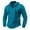 Mint Green, variant on KeShDi Mens Flannel Men Casual Fashion Button Opening and Closing Round Neck Pullover Long Sleeve Sweatshirt Gray 2X