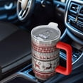 thumbnail image 6 of Red Christmas Deer and Snowflake Pattern Tumbler with Handle and Lid,40oz Double Wall Vacuum Insulated Tumbler,Cups Gift for Women and Men, 6 of 7