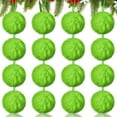 thumbnail image 1 of Xihbxyly Ofertas Especiales Del Prime Day 16 Piezas de Decoraciones Navideños Peudos Color Verde Lima para Árbol, Decoraciones Colgantes Navideñas Verdes 6 Cm, 1 of 7