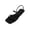 Black_009, variant on Domuza Strappy Sandals for Women Square Toe Dressy Summer Cute Vacation Ankle Strap Slip on Sandal Shoes Black 8.5(EU-41)