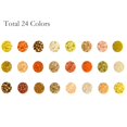 thumbnail image 2 of 1 Box 288G 24 Colors Glass Seed Beads Round Mixed Color 6/0 4~5x2.5~4.5mm Hole: 1.2~1.5mm 12g/color, 2 of 7