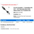 thumbnail image 2 of CV Axle Assembly 1 - Compatible with 2017 - 2019 Mercedes-Benz E300 4Matic Sedan 2.0L 4-Cylinder GAS - Autopart Premium, 2 of 2
