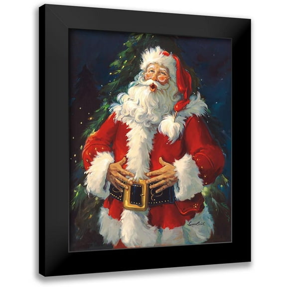 Comish, Susan 12x14 Black Modern Framed Museum Art Print Titled - Ho Ho Ho