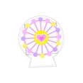 thumbnail image 4 of Wedding Favors Party Candy Boxes Clear Chocolate Candy Box for Wedding Gifts Yellow Pink Hear, 4 of 9