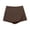 Brown, variant on Women's High Waist Asymmetrical Skorts Vintage Solid Color Stretchy Comfortable Mini Athletic Skirts Soft Comfortable Casual Workout Short Skirt Purple S