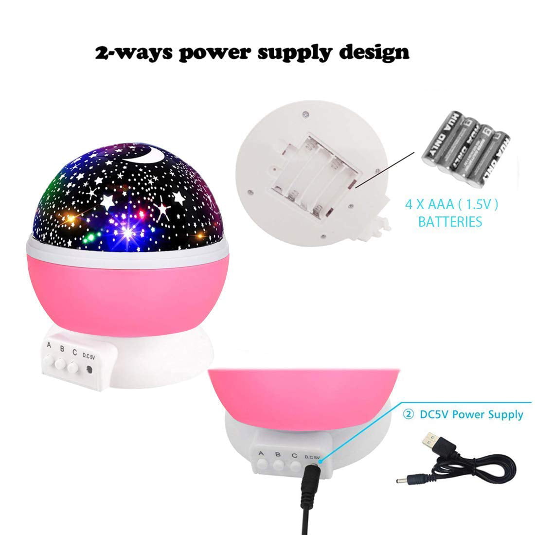 Toys for 3-12 Year Old Boys CYMY Star Projector Night Lighting for Kids Toys for 3-12 Year Old Girls Christmas Gifts for 3-12 Year Old Boys Girl Birthday Present Babies Bedroom Lights 