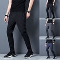 thumbnail image 6 of Mens Casual Sports Jogging Straight Pants Gym Training Workout Fitness Trousers, 6 of 8