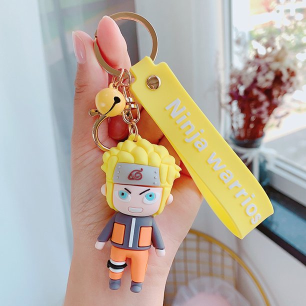 Llavero De Coche Naruto Lindo De Dibujos Animados Creativo Único Cadena Kakashi Bolsa Colgante