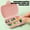Pink, variant on 1 Pack 6 Compartment Small Pill Box, Moisture Proof Pill Case, Travel Pill Organizer for Pocket Purse, Daily Portable Medicine Vitamin Box, Fish Oil Box, Supplement Box, Blue