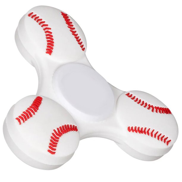 Spinning Fidget Toy Stress And Boredom Relieving Spin Toy Sensory Friendly Action Toy Baseball Walmart Com Walmart Com