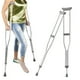 thumbnail image 1 of Par de Muletas para Adulto Ajuste Telescópico (Color Gris) | Soporta hasta 160 kg (GRANDE), 1 of 2