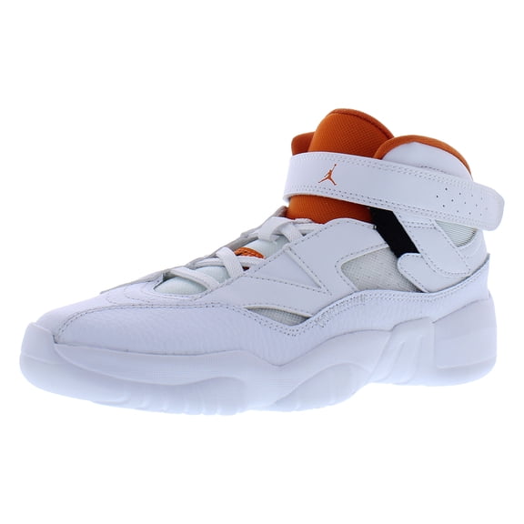 Nike Jumpman Two Trey PS Boys Shoes Size 2, Color: White/Black/Starfish