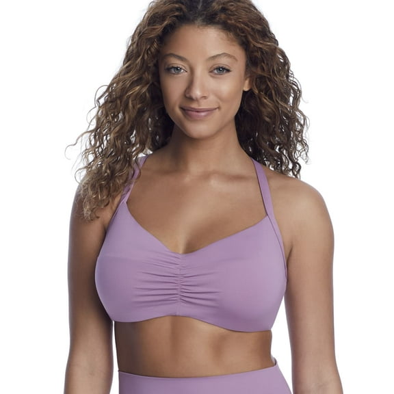 Becca by Rebecca Virtue MAUVE Magic Alex Bralette Swim Top, US 34D, UK 34D