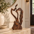thumbnail image 6 of BGCOPPER Wooden Kissing Couple Sculpture,Abstract Romantic Couple Statue Home Decor,Love Anniversary Decoration, 6 of 12