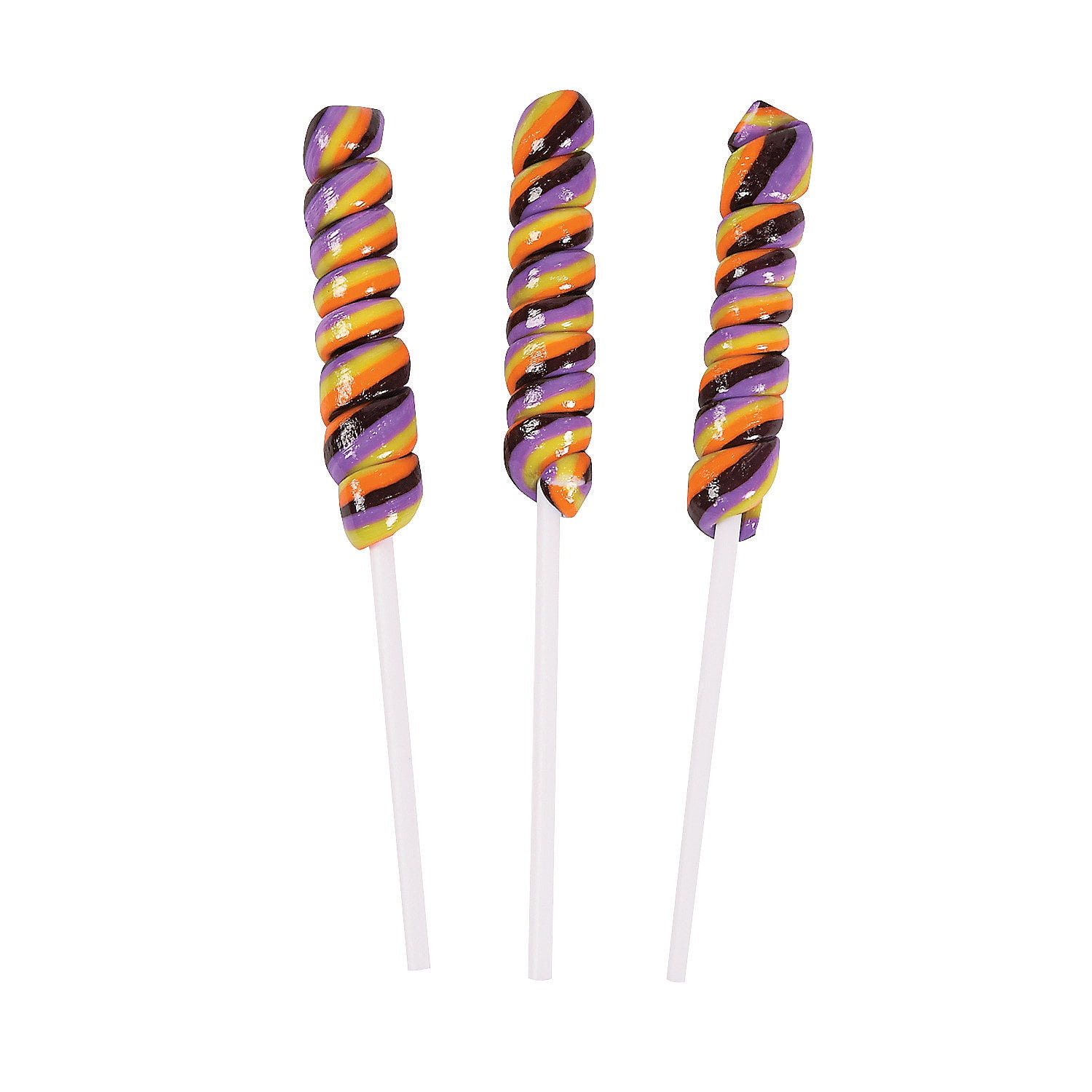 Halloween Brights Mini Twisty Pops - Edibles - 24 Pieces