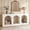 White, variant on Finmind 70.8" Farmhouse Arched Console Table, Long Entryway Sofa Table with Open Storage Nooks, Brown