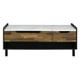 thumbnail image 3 of Rectangular Coffee Table with Lift-Top | Convenient Storage in Primary Living Space | Constructed from Wood and Plastic | Keep Books and Magazines Neat, 3 of 4