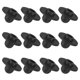 thumbnail image 1 of Uxcell 12-Pack Pie de Silla de Camping, 0.51"/ 13mm Cubiertas de Pierna de Tubo Antideslizantes para Exteriores, Negro, 1 of 1