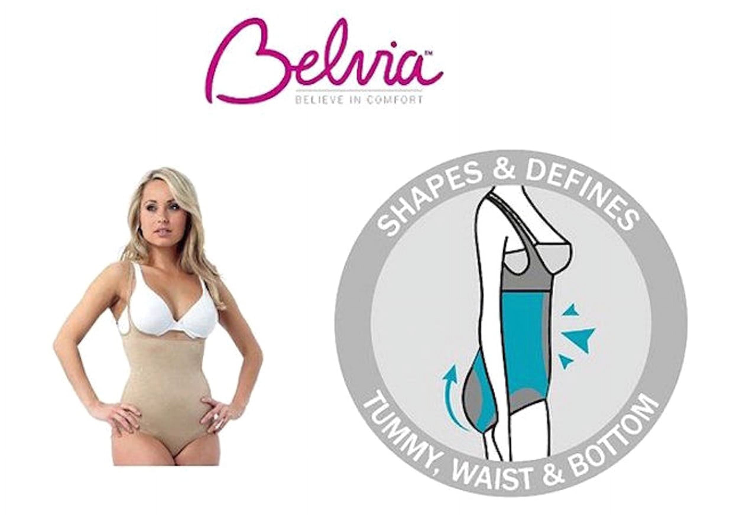 Belvia Shapewear Slimming Bodysuits Tops Tummy Control Body