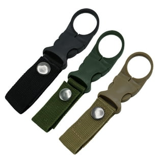 5/10PCS Durable Silicone Water Bottle Holder Clip Hook Carrier with  Carabiner attachment Key Ring Fits Any Disposable Water Bottles for Outdoor  Activities Bike Camping Hiking Traveling Daily Use