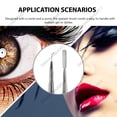 thumbnail image 2 of OdontoMed2011 Stainless Steel Eyelash Separator Tool for Eyelash Eyebrow Perming Tinting, 2 in 1 Eye Lash Lift Tool – Metal Lash Lift Rods Tools for Curling Extensions, Precision Lash Comb - Silver, 2 of 3