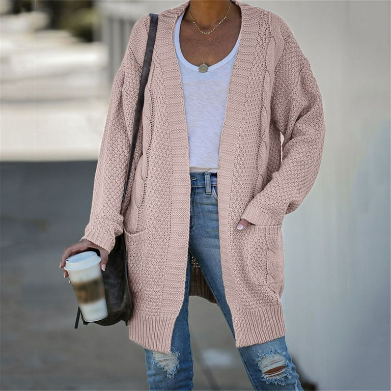 Fuzzy top cardigan sweater