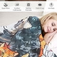 thumbnail image 3 of Orinice Cartoon Cat Blanket Animals Pet Pattern Valentine Day Gifts for Cat Lovers Girls Women Soft Warm Lightweight Flannel Throw Blankets for Bed Sofa Home Decor 60x80in, 3 of 6