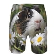 thumbnail image 3 of Pofeuu Daisy Guinea Pig Prin Men's Swim Trunks Quick Dry Bathing Suit Swimming Board Shorts Mesh Lining Beach Swimwear-X-Large, 3 of 6