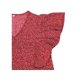 thumbnail image 4 of SAYOO Camisa suelta con botones en la parte delantera para mujer, blusas de trabajo de lunares suizos con cuello en V y mangas con volantes de verano SAYOO  Vida cotidiana, 4 of 5
