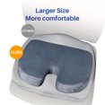 GZHOUFDXINX Comfortable and Supportive Large Memory Foam Seat Cushion