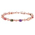 thumbnail image 4 of BRACELET TENNIS Naturel en Vrai Diamant BRACELET Multicolore, 4 of 9