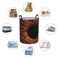 thumbnail image 6 of LNWH Laundry Basket, Abstract Spiral Swirl Pattern Foldable Laundry Hamper With Handles Waterproof, Small, 6 of 8