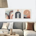 thumbnail image 2 of Boho Wall Art Set of 3, Mid-Century Modern Wall Art, Bathroom, Office (12"x16"), 2 of 6