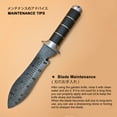 thumbnail image 4 of TONMA Hori Hori Garden Knife [ Made in Japan ] Heavy Duty Stainless Steel Japanese Hori Knife with Sheath Garden Tools for Weeding, Digging, Cutting, Pruning, 4 of 7