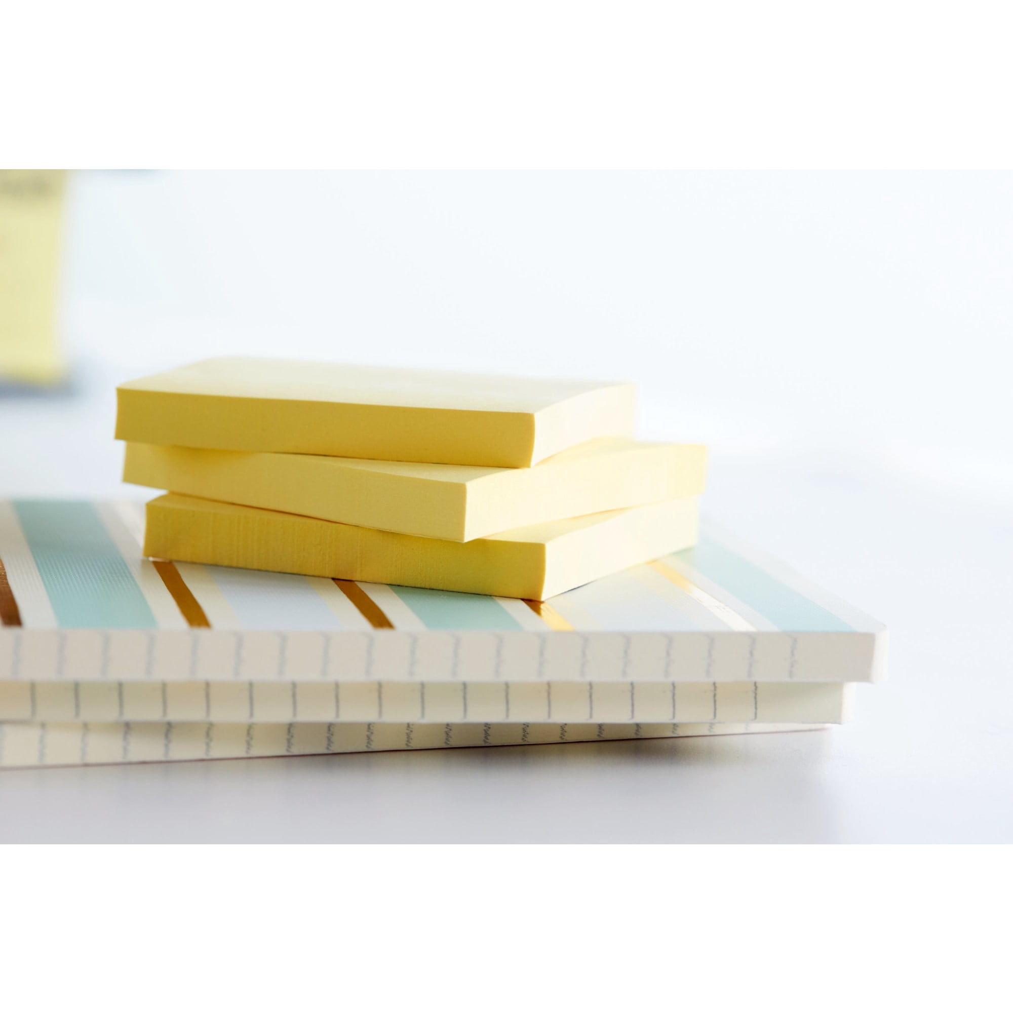 Post-It Sticky Notes 3"X3" 24/Pkg-Canary Yellow W/90 Sheets