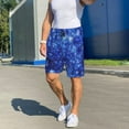 thumbnail image 6 of Gaeub Blurred Star Snow Christmas Print Men's Pajama Shorts,Sleep Shorts for Men,Pajama Bottom Pants,Men Pjs Bottoms pants with Pockets-Medium, 6 of 6
