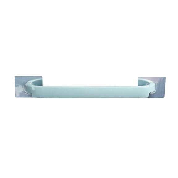 Towel Rack Wall Mounted Bathroom Holder Self Adhesive Clothes Hanging Bar No Drill Storage Organizer for Bathroom and Kitchen 18 Inch Blue