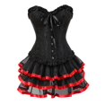 thumbnail image 4 of corsets Aguichant Grande Taille corset burlesque et Ensemble Jupe tutu Mode Victorienne, 4 of 5