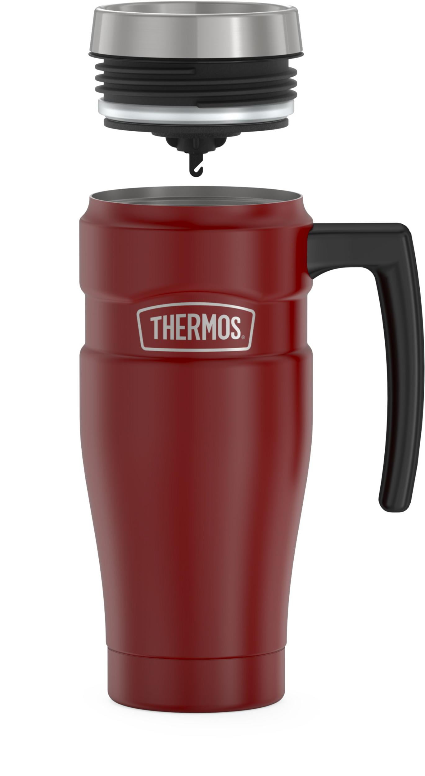 Thermos 16 Oz. Stainless King Vacuum Insulated Coffee Mug - Rustic Red :  Target