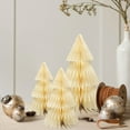 thumbnail image 3 of Farfi Paper Christmas Tree Decoration 6/8/10/12 Inch 3D Honeycomb Tree Table Centerpiece for Holiday Party Home Office Kitchen Decor(Type D), 3 of 13