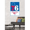 thumbnail image 2 of NBA Philadelphia 76ers - Logo 21 Wall Poster, 22.375" x 34", 2 of 6