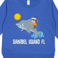 thumbnail image 3 of Inktastic Sanibel Island Florida Dolphin Toddler Sweatshirt, 3 of 4