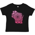thumbnail image 3 of Inktastic Wisconsin Silhouette Mandala Boys or Girls Baby T-Shirt, 3 of 5