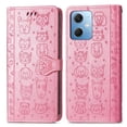 thumbnail image 1 of Funda Cartera FOXDOCK para XIAOMI Redmi Note 12 5G , Flip PU con Relieve de Gatos y Perros, Tarjetero y Soporte, 1 of 6