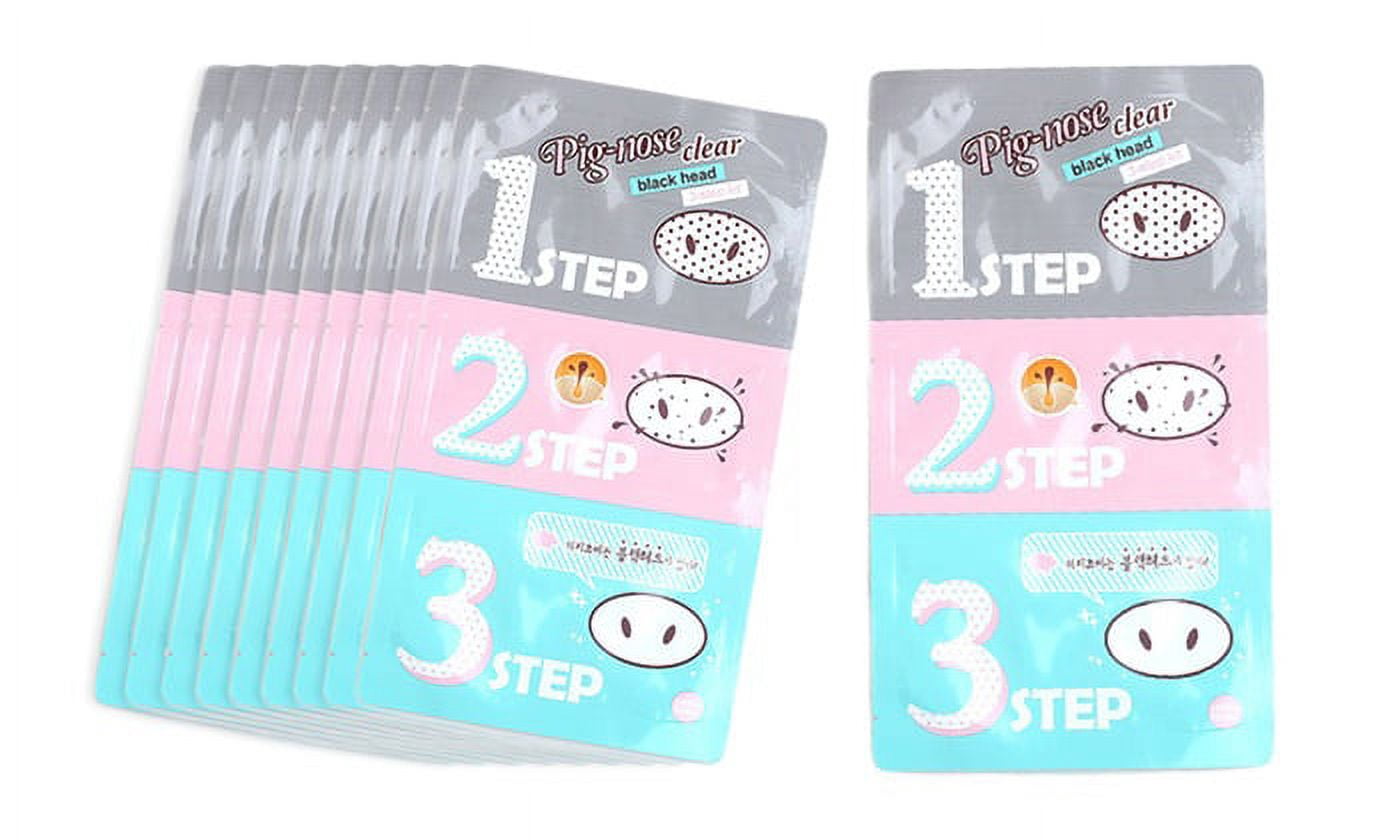 (10 Pack)Holika Holika Pig Nose Clear Black Head 3-step Kit / Korea Cosmetic