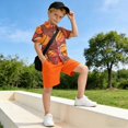 thumbnail image 5 of Dailycode Small Short Sleeve Button Down Shirts Cartoon Basketball Casual Shirt 3-10 Years, 5 of 9