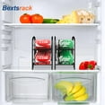 thumbnail image 7 of Bextsrack 2 PC Refrigerator Can Dispenser Can Storage Organizer Holder for Canned food or Pantry Refrigerator,(Black）, 7 of 7