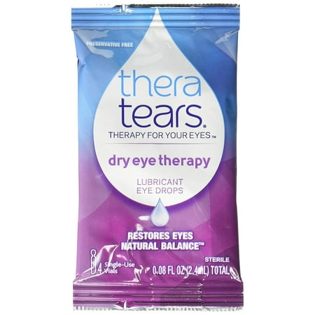 Thera Tears Lubricant Eye Drops, (pack of 2)